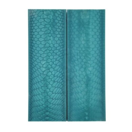 2 x Juma handle scales with a laguna dragon pattern and width of 43 mm