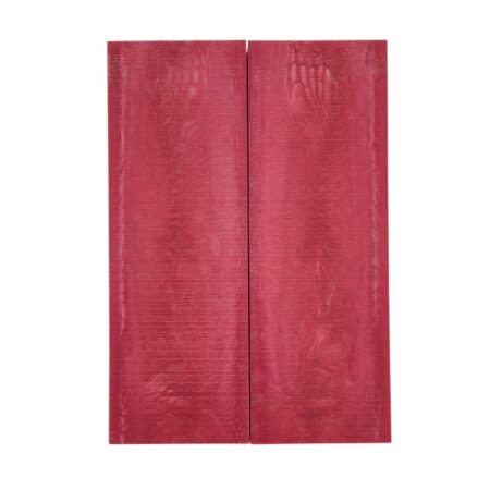 Pair of Juma handle scales with a pink dragon pattern and width of 43 mm