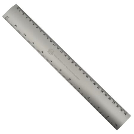 30 cm metal ruler featuring the Artisan Supplies logo