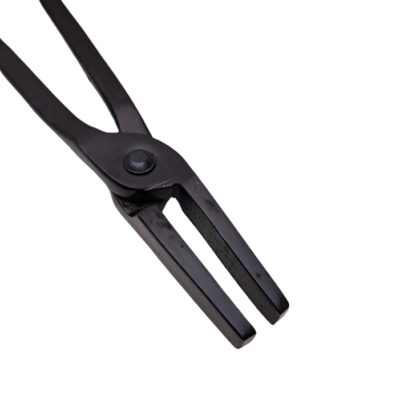 Blacksmith Closed Mouth Pickup Tongs 100mm Jaws 325mm Reins