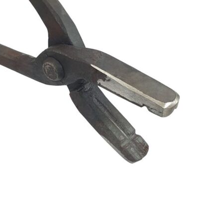 Blacksmith duckbill tongs with 50 mm jaws