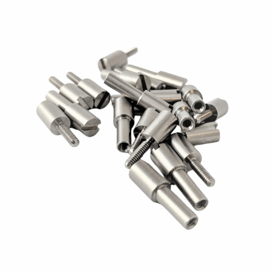 Nickel Silver Corby Bolts. Available in 2 sizes - 3/16", and 1/4"