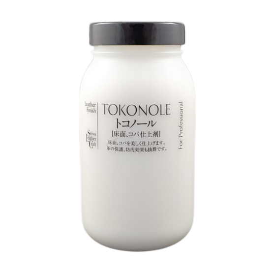 500 g tub of tokonole leather burnishing gum neutral