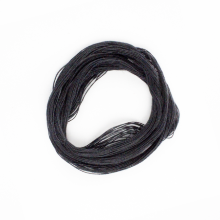 Linen Sewing Thread Black 25 m