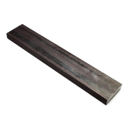 Plunge platen blank made from mild steel measuring 16 x 50 x 300 mm