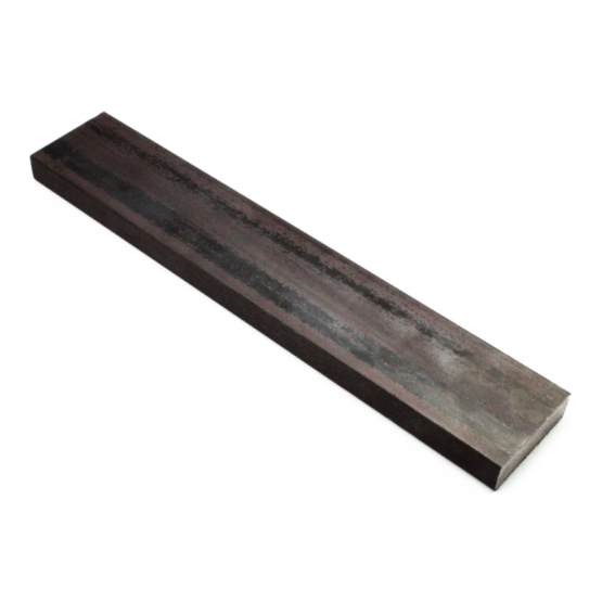 Plunge platen blank made from mild steel measuring 16 x 50 x 300 mm