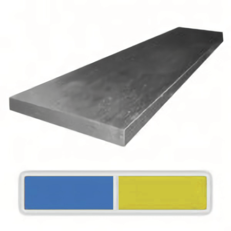 Crucible Stainless Steel CPM 3V measuring 4.3 x 50 x 914 mm