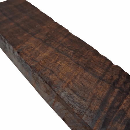 Close up of Premium Ringed Gidgee Handle Block