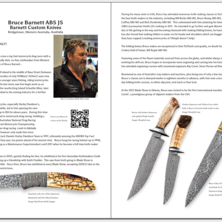 Australian and New Zealand Knifemaking 2023 Magazine