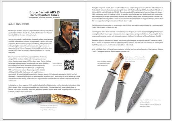 Australian and New Zealand Knifemaking 2023 Magazine