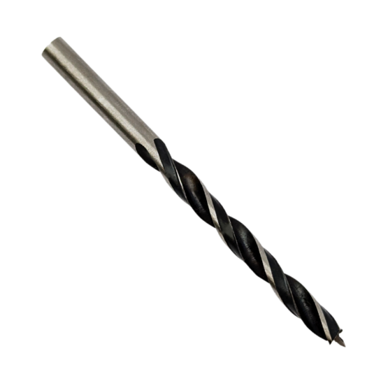 Artisan Essentials Brad Point Drill 1/4" (6.35mm). Features a brad point for precise positioning when starting a hole, and cleaner, straighter and more accurately-sized holes than standard twist drills. Wide flutes efficiently remove stock.