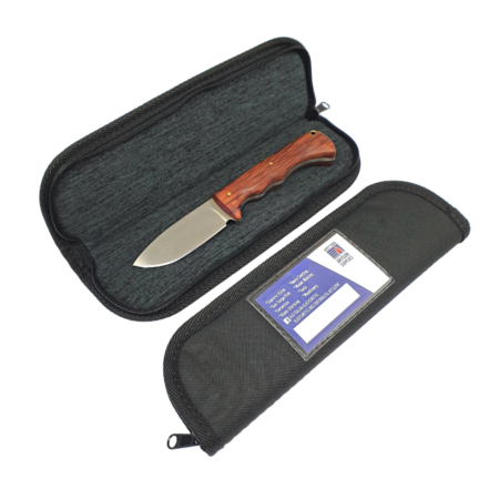 2x premium quality knife cases 10". Zippable and have a lush soft inner for custom knife protection during transportation and storage.