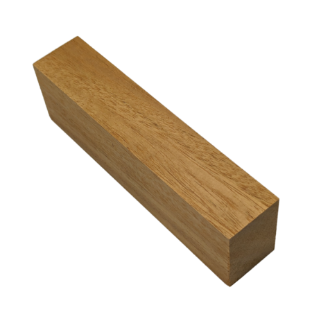 Side view of Mahogany Handle Block measuring 30 x 45 x 150mm.