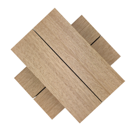 Mountain Ash Handle Blocks each measuring approximately 30 x 45 x 150mm.