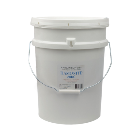 Hamonite™ High-Temperature Refractory 20kg Bucket. One of the finest clays on the market for Harmon Generation. Also excellent for use as a heat-set refractory.
