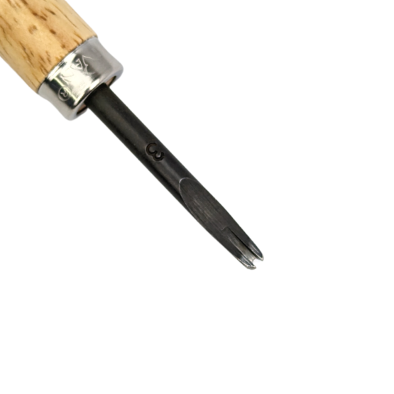 3mm bevel on the Artisan Essentials Edge Beveler #3.