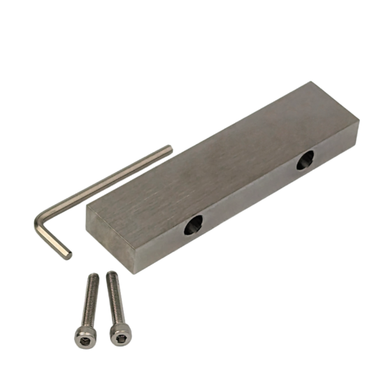 Artisan Supplies File Guide Vice Mount. Includes 2x hex screws and an allen key.