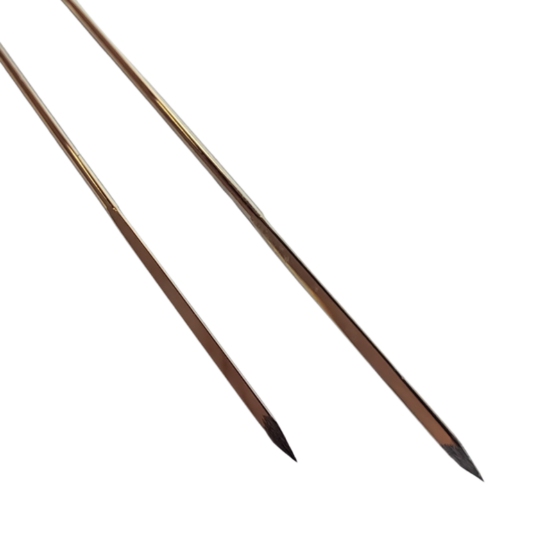 Close Up of triangle point of Leatherwork Glovers Needle