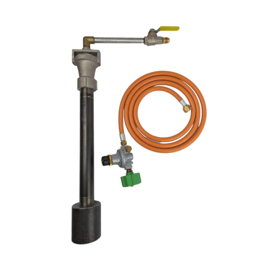 Gas Forge Large Burner with Hose and Regulator 65mj/hr - LCC