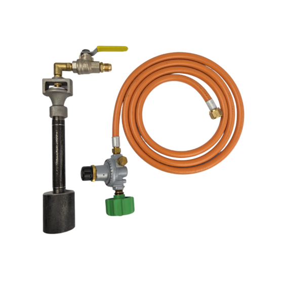 Gas Forge Small Burner with Hose and Regulator 41mj/hr - LCC