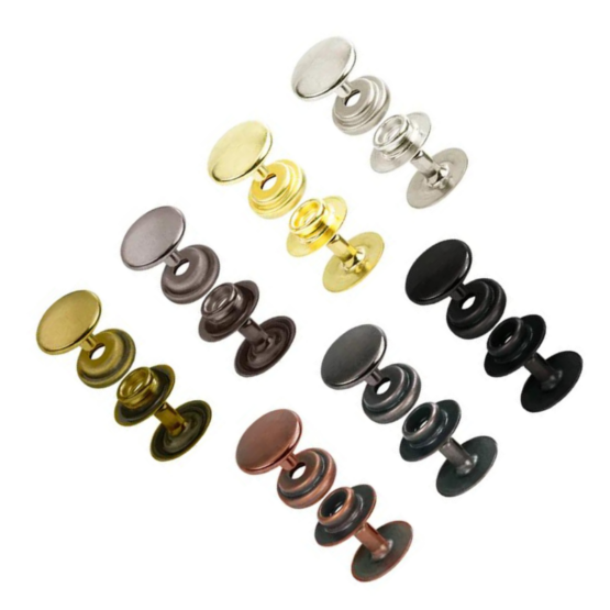 line-24-snaps-all Line 24 Snap (Press Stud) Sets, 10 Pack all Colours