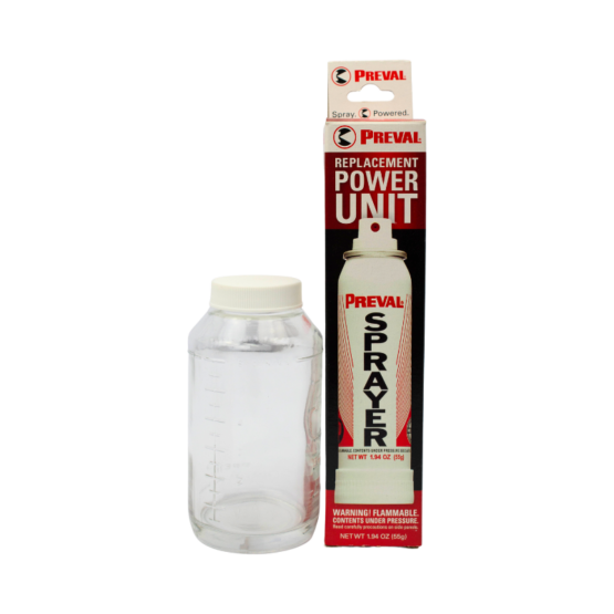 Preval Power Unit Spray Kit Preval Power Unit Spray Kit. An aerosol-based spray system that allows you to turn your dyes in to sprayable material.
