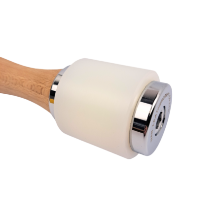 Close up of 1lb Steel Poly Maul head