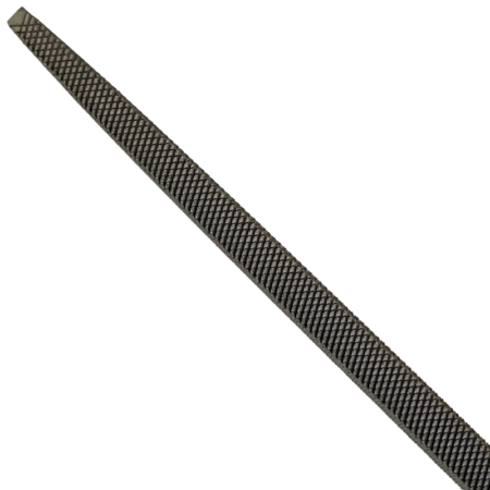 Close up of teeth from Vallorbe Square Bastard File 6" (140mm)