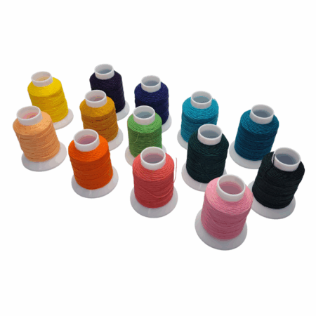 Vinymo #0 Double Waxed Thread 0.7mm Thick - 90m Spool available in 22 Colours.
