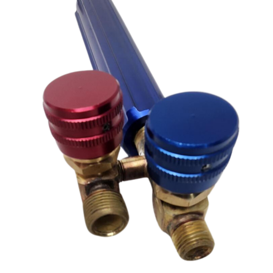 ROCK Torch LP gas and compressed air heating torch connections and controls