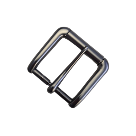 Roller Buckle 34mm (1 1/4") in Gun Metal Finish.