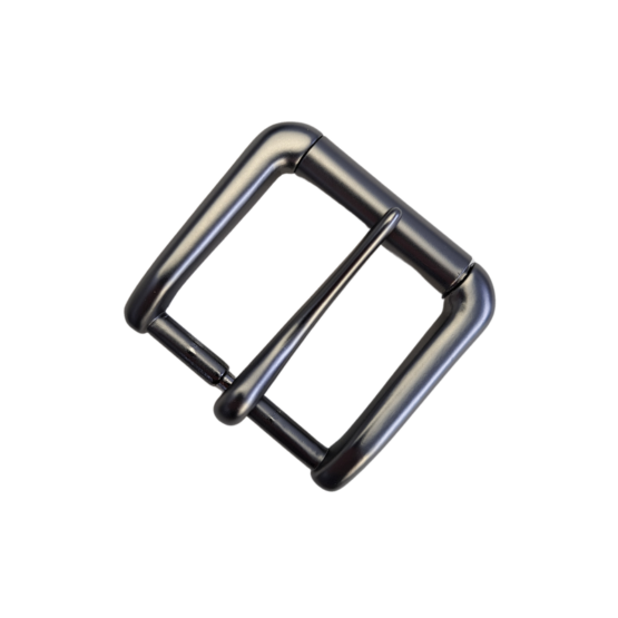 Roller Buckle 34mm (1 1/4") in Gun Metal Finish.
