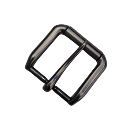 Roller Buckle 38mm (1 1/2") in Gun Metal Finish.