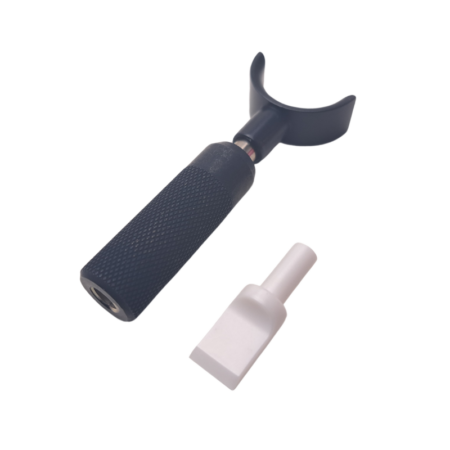 Kyoshin Elle Leather Crafting Swivel Knife with Ceramic Blade. Available in two body sizes: 11mm and 13mm.