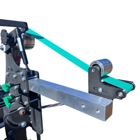 Reaper Small Wheel Attachment Kit In use on Reaper 72" Belt Grinder