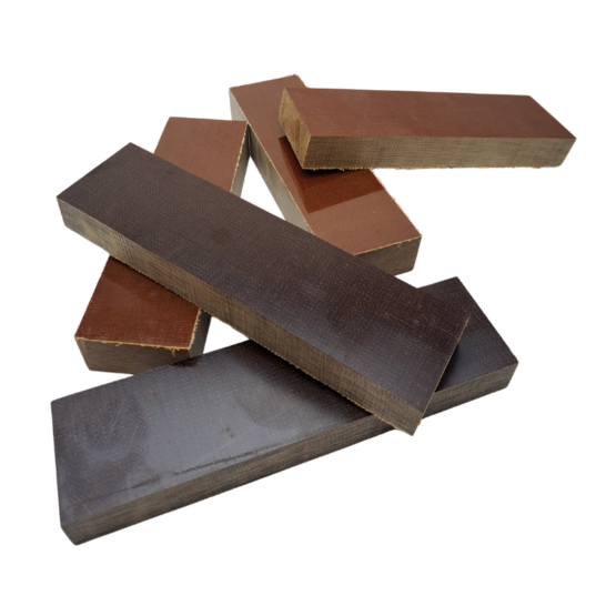 vintage-micarta-natural-blocks Vintage Micarta Natural Blocks in either 140 x 45 x 25 mm or 160 x 45 x 18 mm