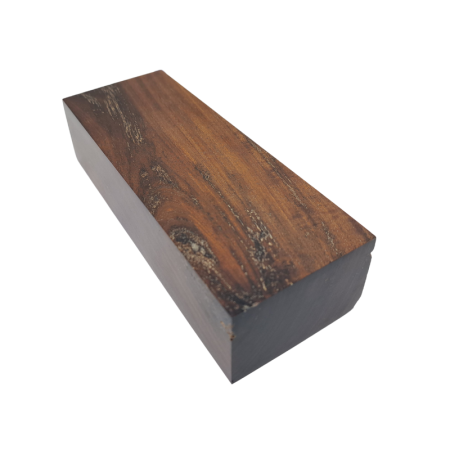 Yandiwa Stabilised Spalted Ringed Gidgee Block *B063. Measures approximately 150 x 55 x 36 mm.