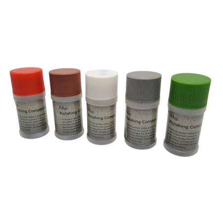 50g Polishing Compounds. 5 Colours Available - Red, Brown, Grey, White, and Green
