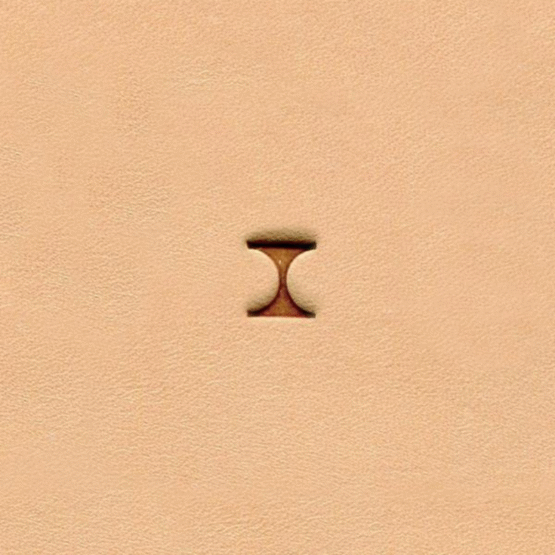 Hourglass Meander Border Leather Stamp D444S