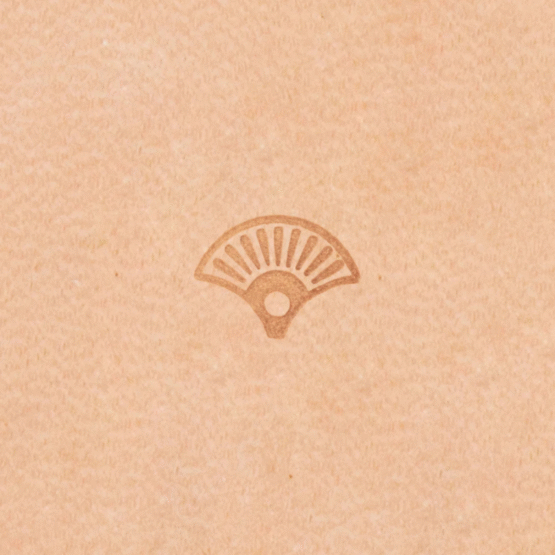 geometric-stamp-g619 Wave Geometric Leather Stamp G619