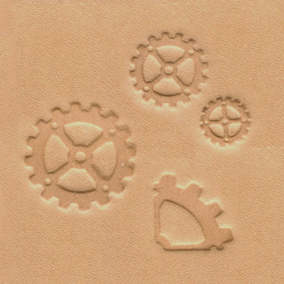 steampunk-gear-stamp Steampunk Gear Leather Stamps