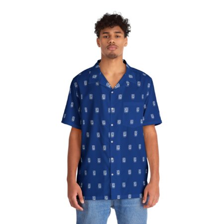 Artisan Logo Hawaiian Shirt (Blue) - Image 3
