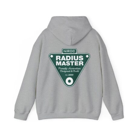 Radius Master Belt Grinders – Unisex Hooded Sweatshirt - Image 4