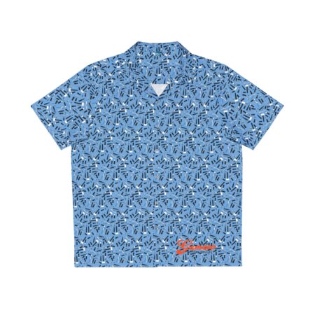 Leather tools Hawaiian Shirt (Blue)