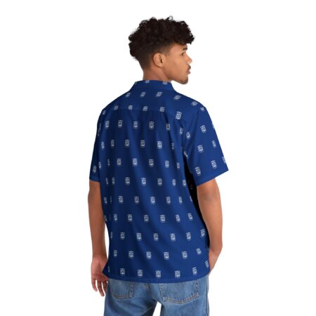 Artisan Logo Hawaiian Shirt (Blue) - Image 4