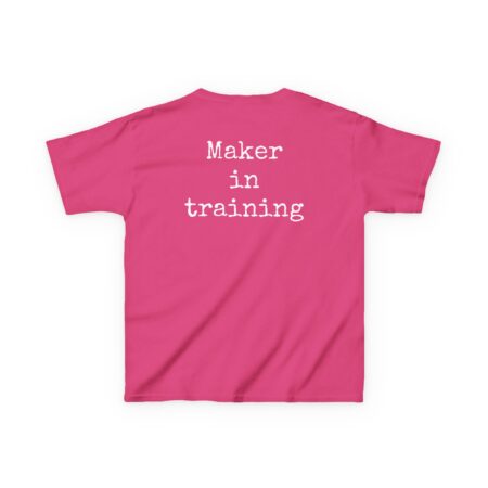 Kids "Maker in training" Cotton Tee - Image 8