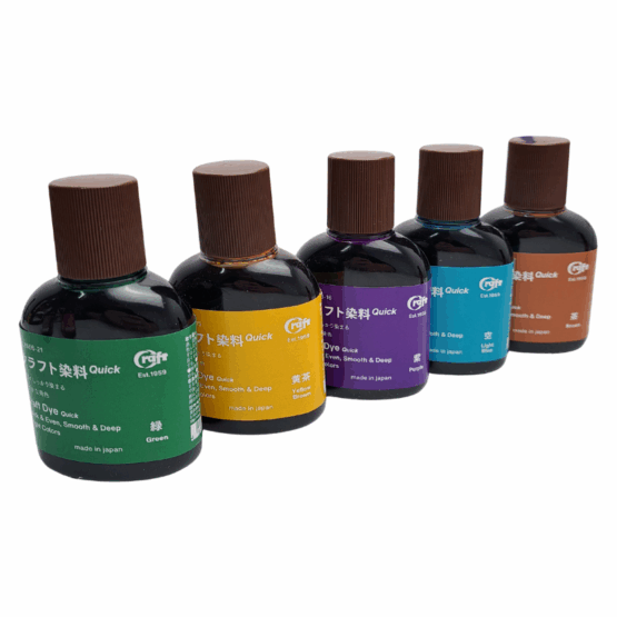 Craft Sha Waterbased Leather Dyes 100ml. 17 Colours available.