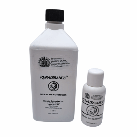Renaissance De-Corroder. Available in 100ml, and 1L.