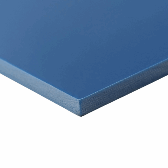 Blue G10 Sheets and Liner Material, available in multiple thicknesses and sizes.