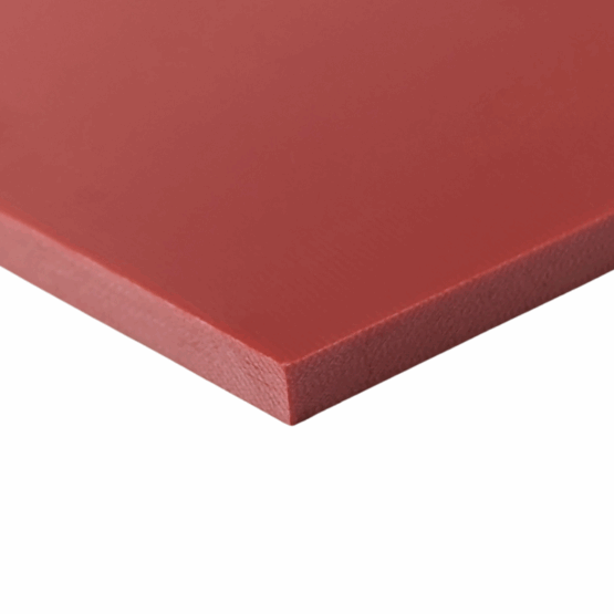 Red G10 Sheets and Liner Material, available in multiple thicknesses and sizes.